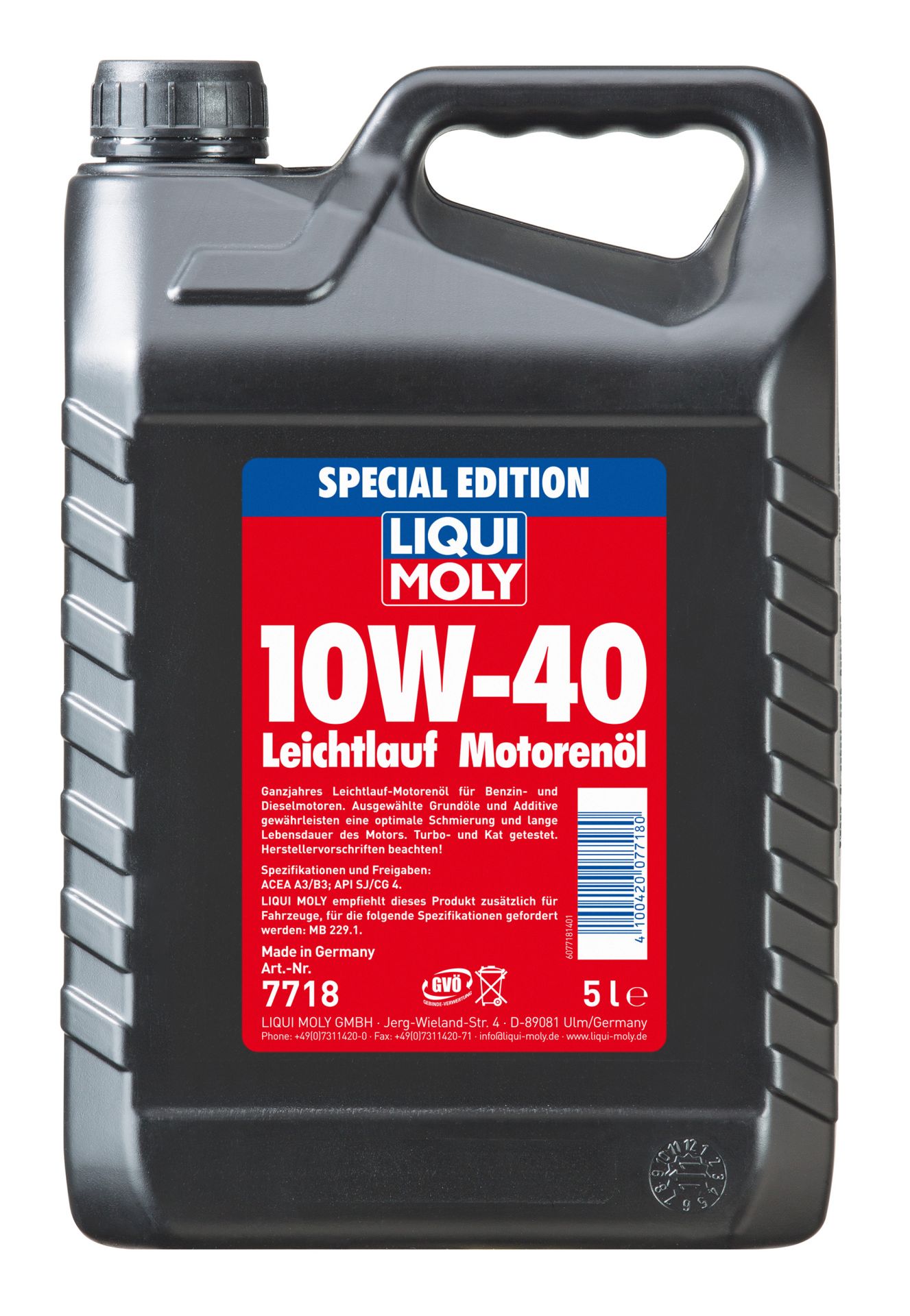 Liqui Moly Motorenöl SAE 10 W 40 5 Liter Spezial Edition 5 Liter bei