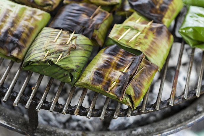 Bananenblätter als Alternative für Alufolie und Grillpapier