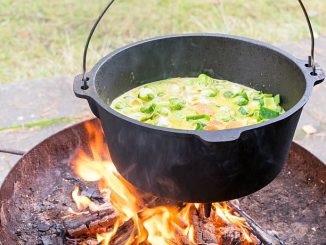 Dutch Oven / Feuertopf mit Suppe