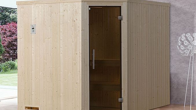 Elementsauna Varberg Wandstärke 68 mm | Bild: Weka