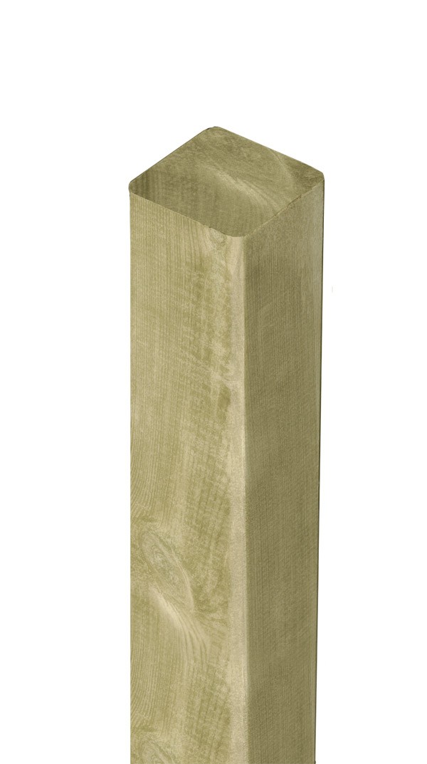 Zaunpfosten / Kantholz gekappt kdi grün 9x9cm Länge 150cm