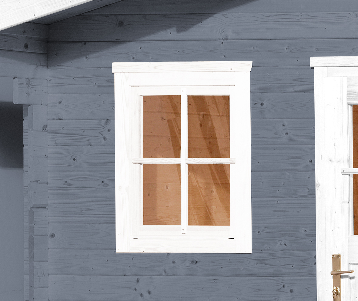 Einzelfenster für weka Gartenhaus 21/28 mm, 69x79c