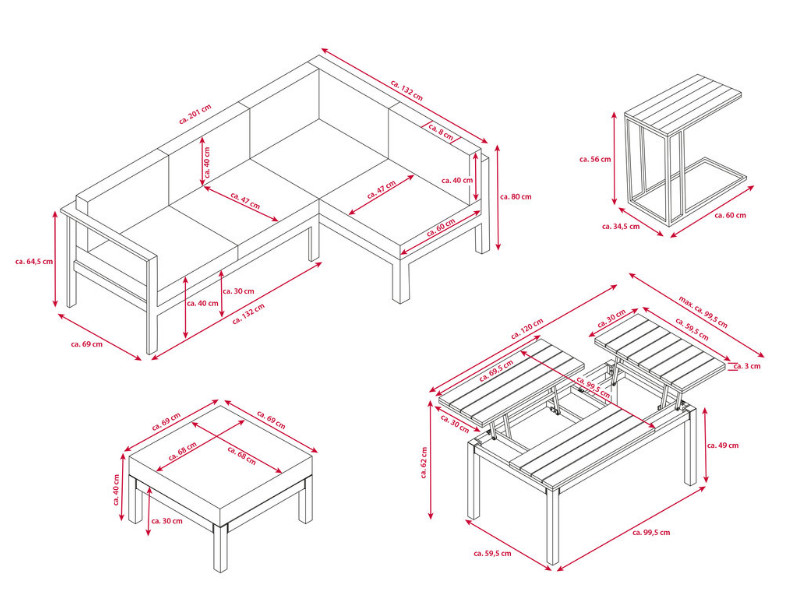 bellavista® Alu Lounge Braga Home & Garden®