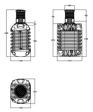 Erdtank Modularis 2.500 Liter 4Rain 295022