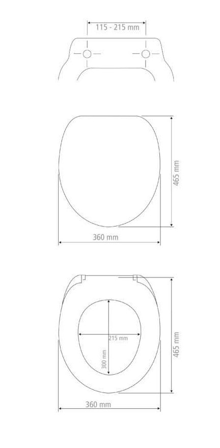 Wenko Premium WC-Sitz Nuoro Duroplast  Absenkautomatik weiß