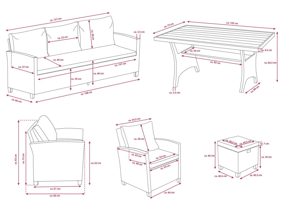 bellavista® Garten Lounge Set Prato II grau Home & Garden®