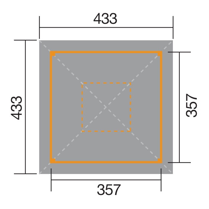 weka Gartenoase 651 A Gr.1, Sparset inkl. roten DS