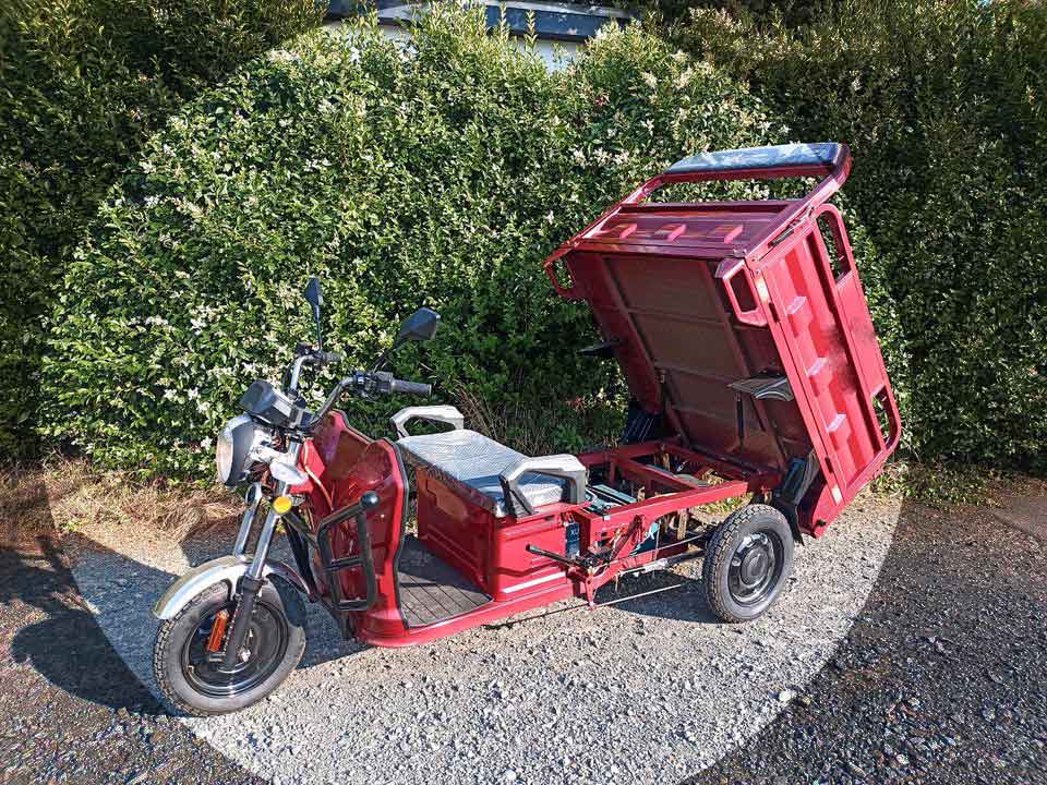 Cargo Muli 300 Tuk Tuk Transporter rot