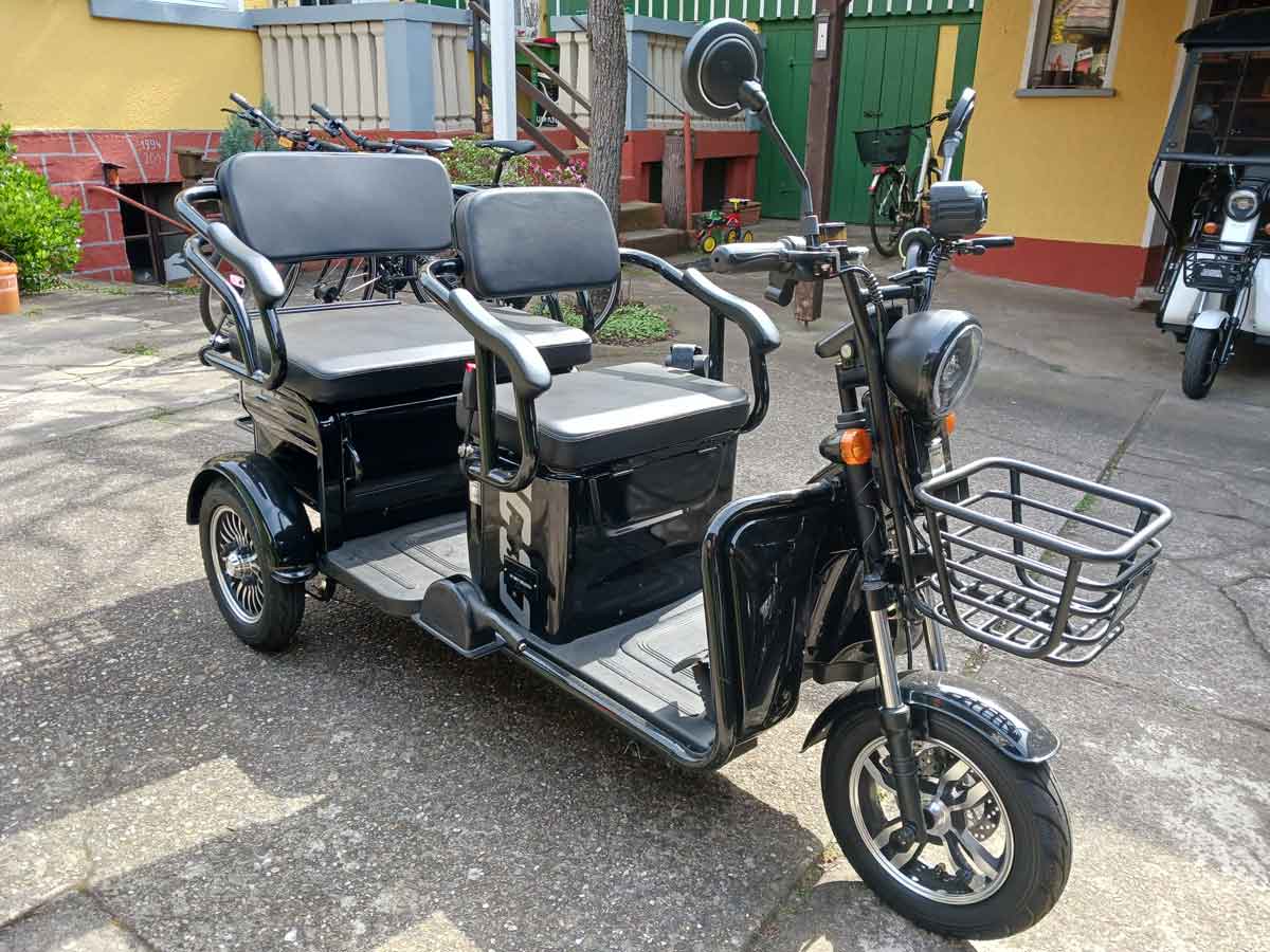 edi Cargo Muli Tourer Elektromobil Seniorenroller 2-3 Sitzer XL