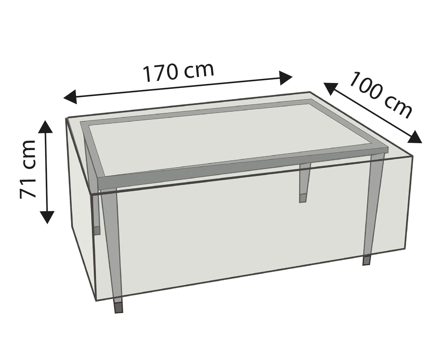 Schutzhülle Wehncke Deluxe für Gartentisch