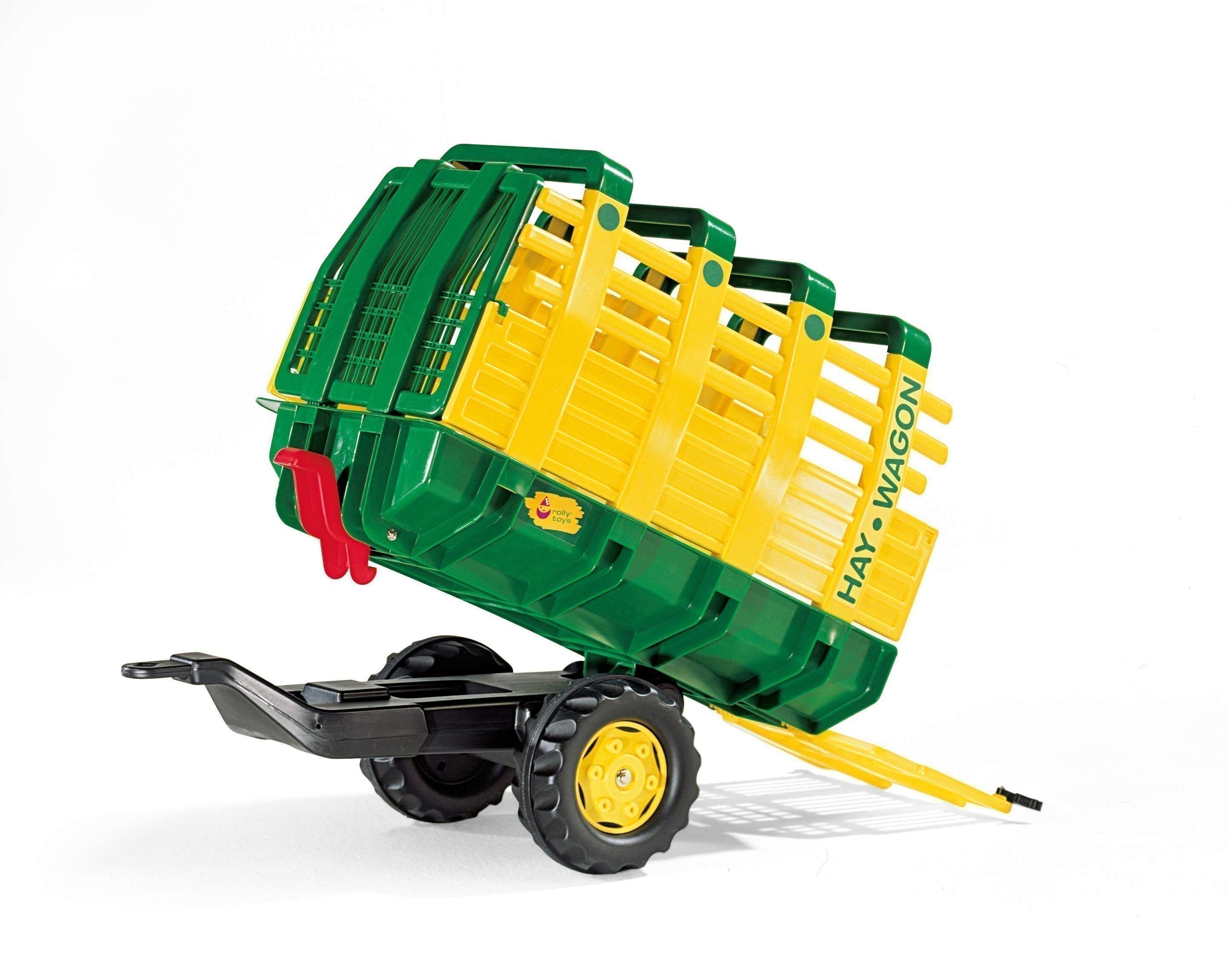 Anhänger für Tretfahrzeug rolly Hay Wagon grün / gelb - Rolly Toys