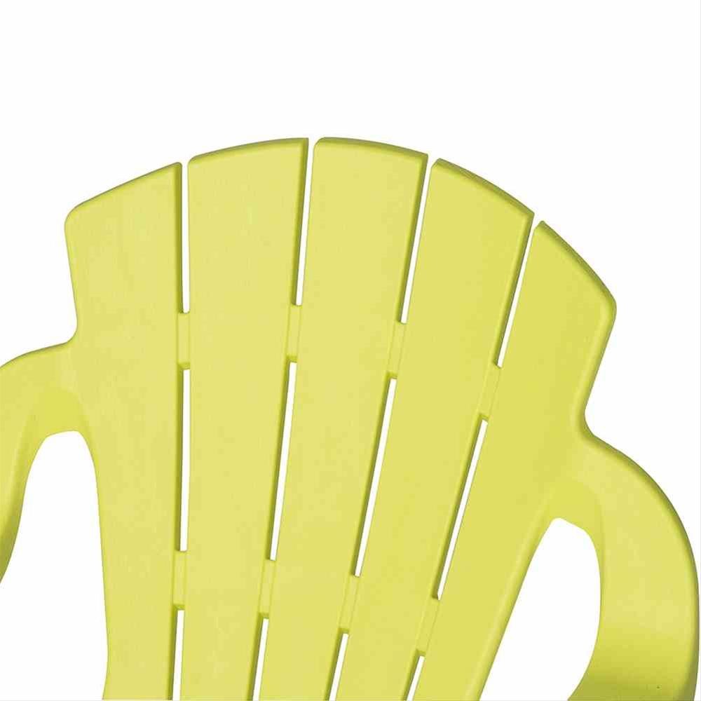 Kinder Gartenstuhl / Kinder Deckchair stapelbar lime green