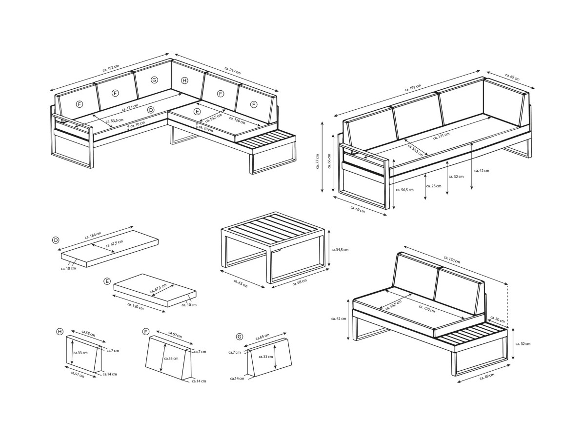 bellavista® Alu Eck Lounge Set Lima Home & Garden®