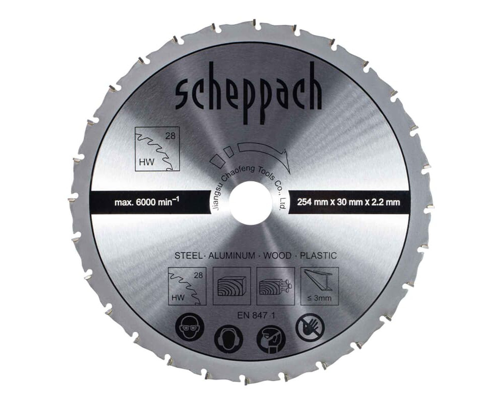 Scheppach® Kreissägeblatt für HM110MP HS112-2 HW28