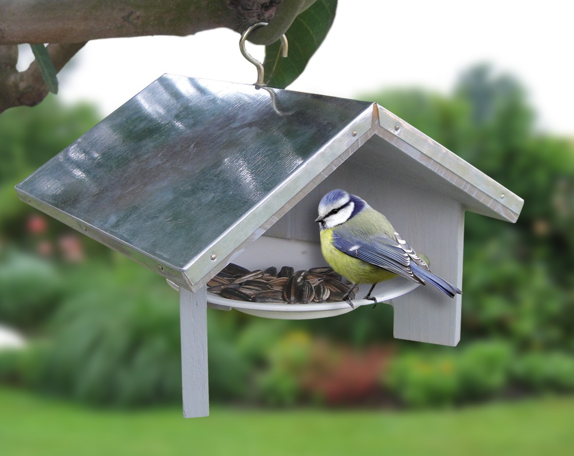 Vogelhaus Futterhaus Habau Mit Teller Ca X X Cm Bei Edingershops De