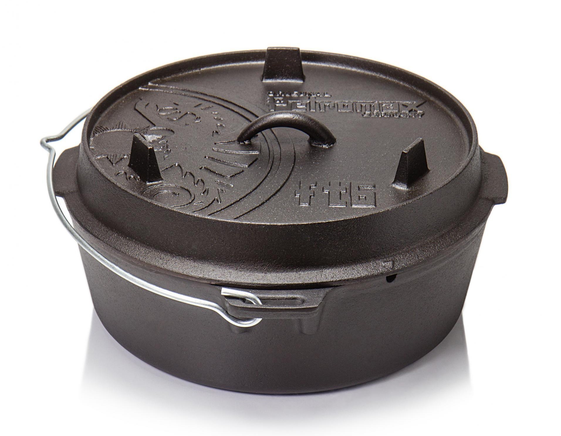 Feuertopf / Dutch Oven Petromax ft6-t ohne Fuß für 4-8 Personen