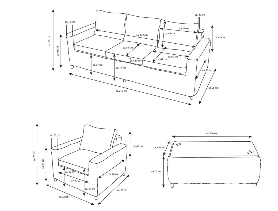 bellavista® Alu Garten Luxus Lounge Merando grau Set Home & Garden®