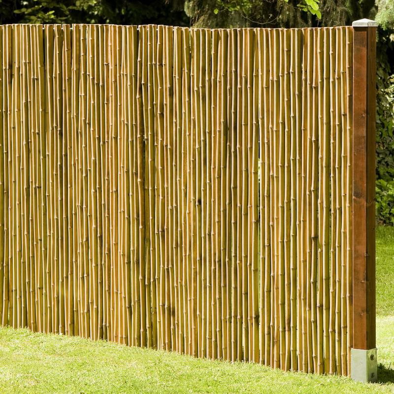 Sichtschutzzaun / Bambusmatte Deluxe Noor 1x2,5m natur