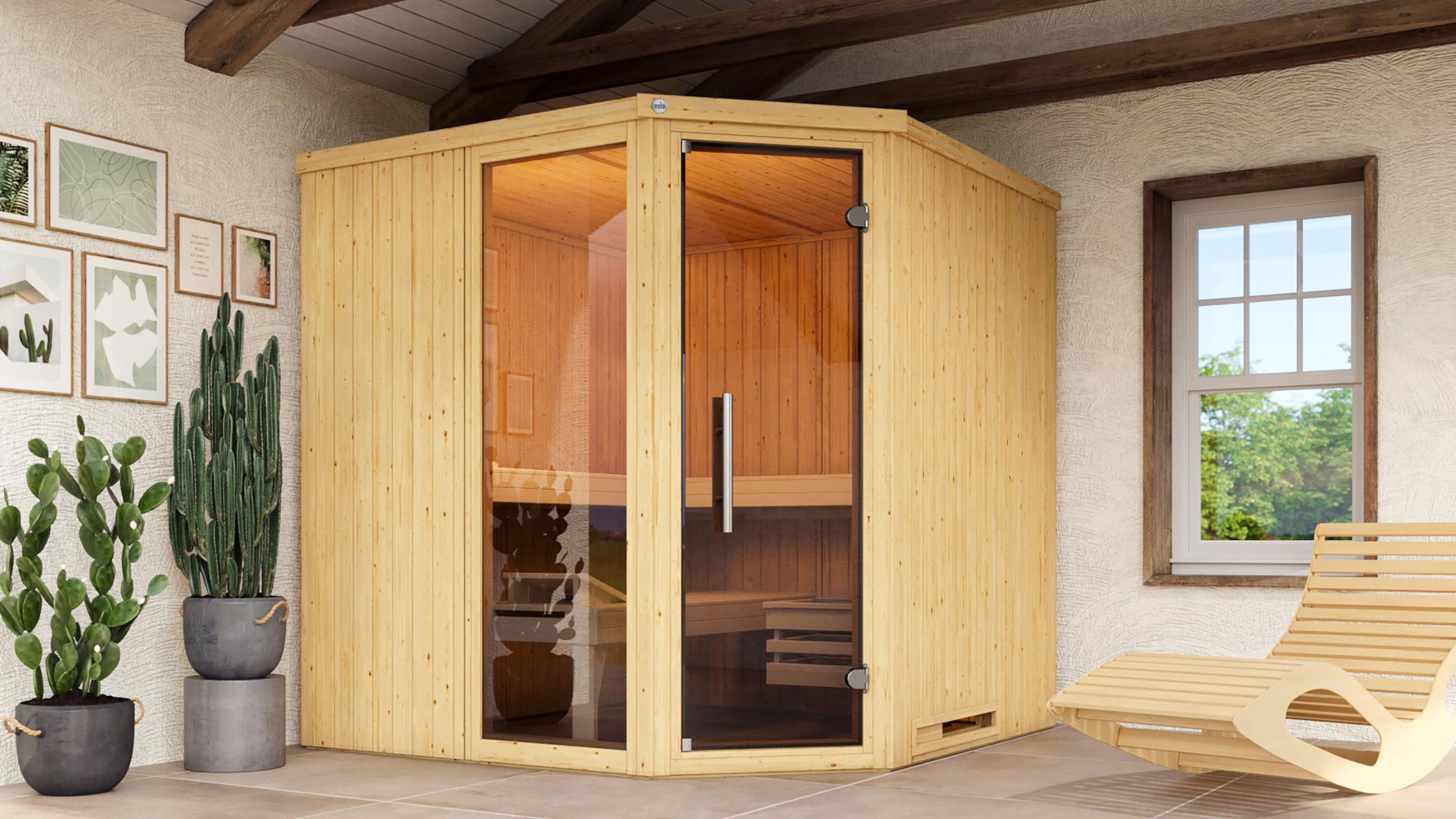 Weka Ecksauna VARBERG 3 GTF