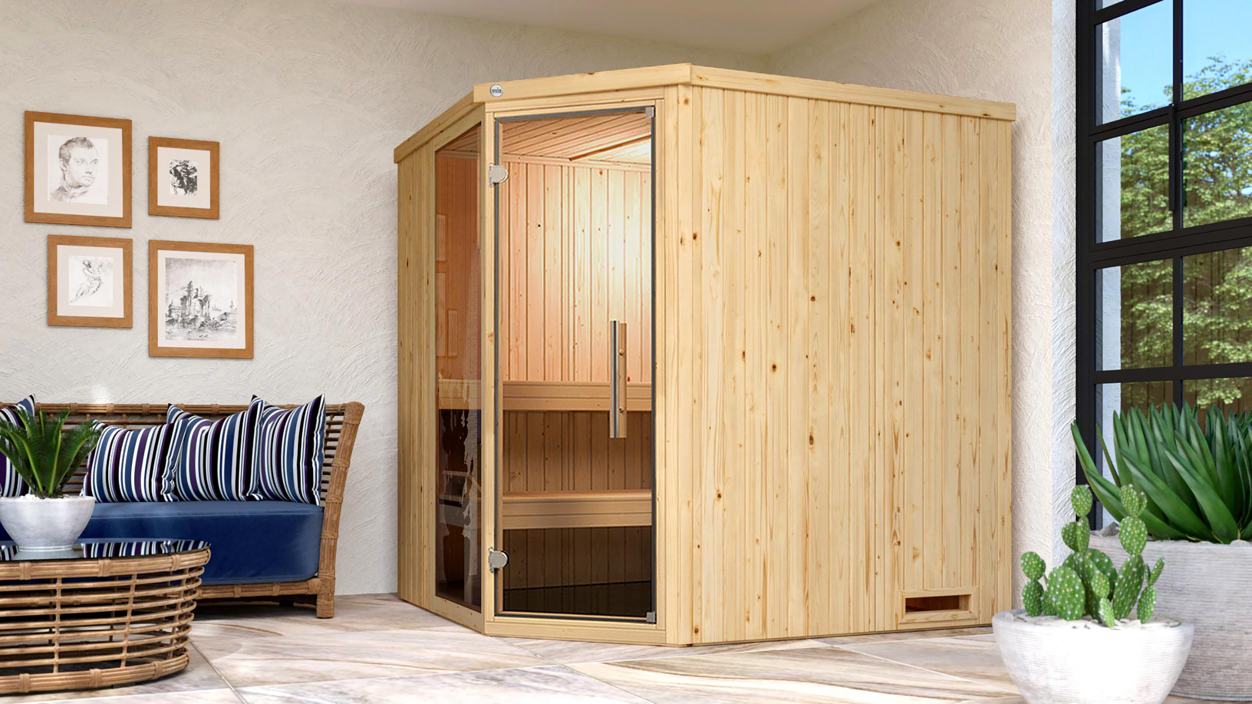 Weka Ecksauna VARBERG 2 GTF
