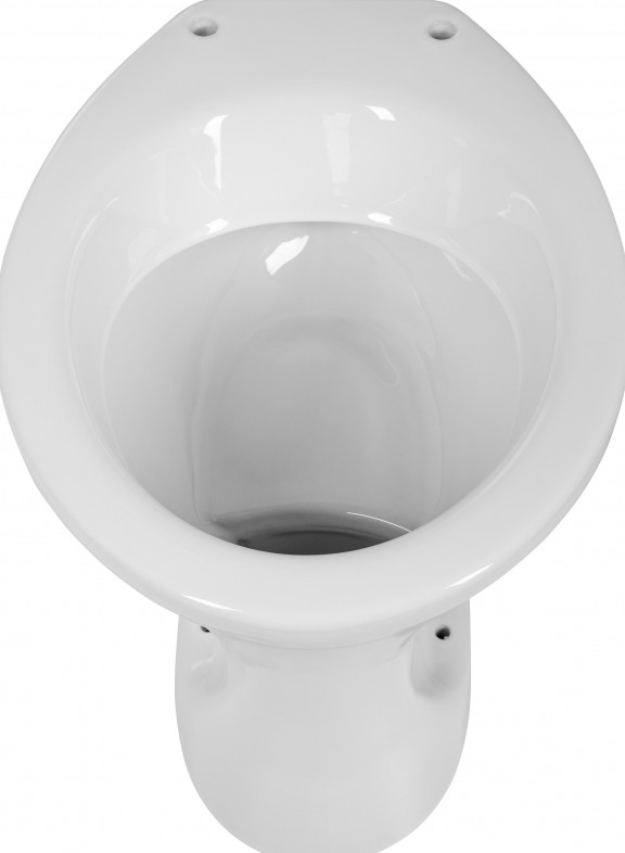 Conmetall Stand WC mit flacher Oberfläche weiss