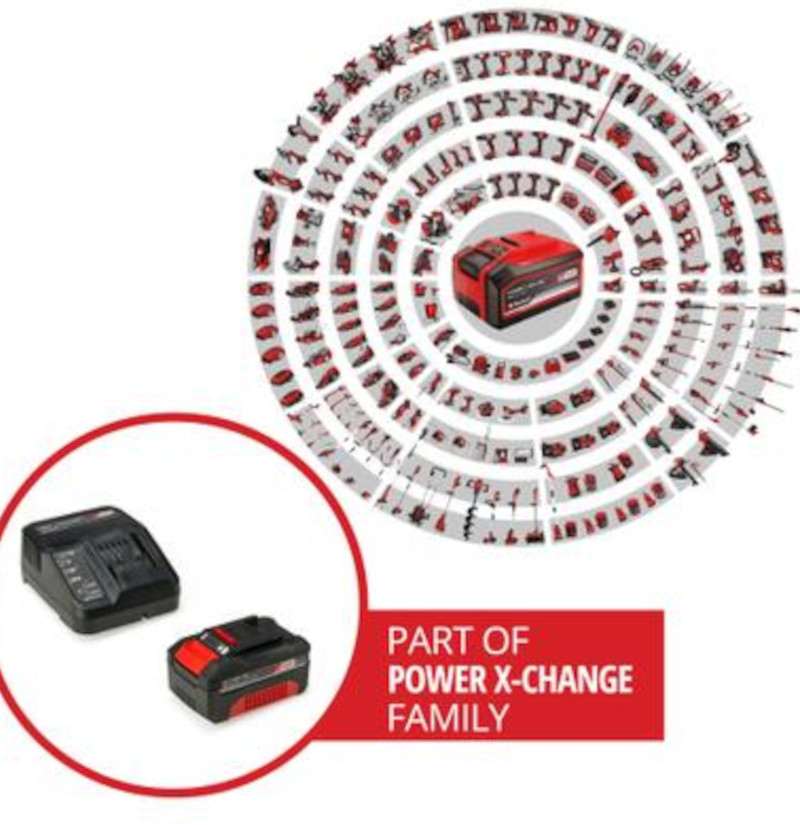 Einhell Power-X-Change Starter Kit Akku 18 V/4,0 Ah und Ladegerät