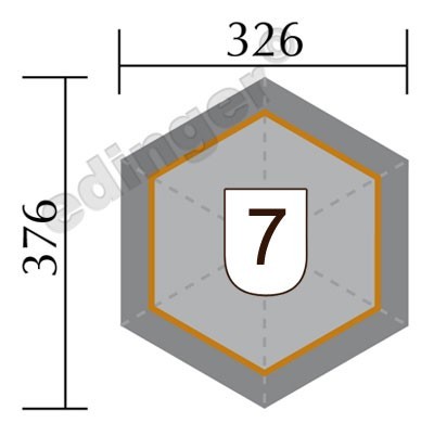 weka Pavillon 656 Gr.1, Sparset inkl. roten DS