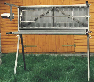 Edelstahl Spanferkelgrill 120 cm