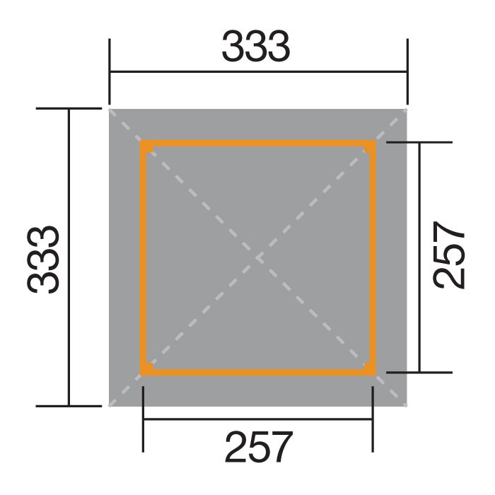 weka Gartenoase 651 Gr.2, Sparset inkl. roten DS