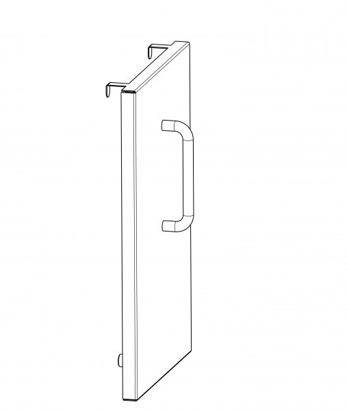 Wamsler ISO-Panel für Holzherd W2-50 / W2-90 Edelstahl