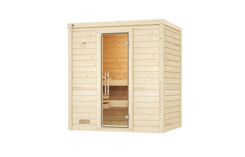 Weka Premium Massivholzsauna Bergen  7,5 kW BioS GT Gr.1