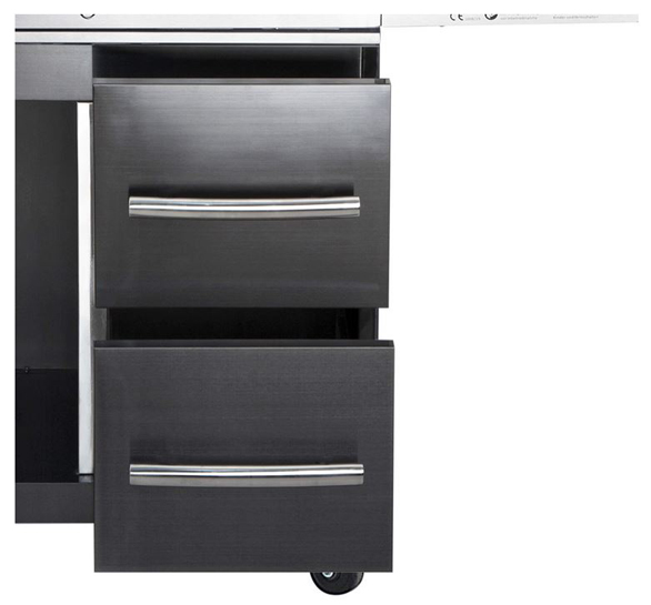 All'Grill® Schubladen System rechts für Modular Chef L black