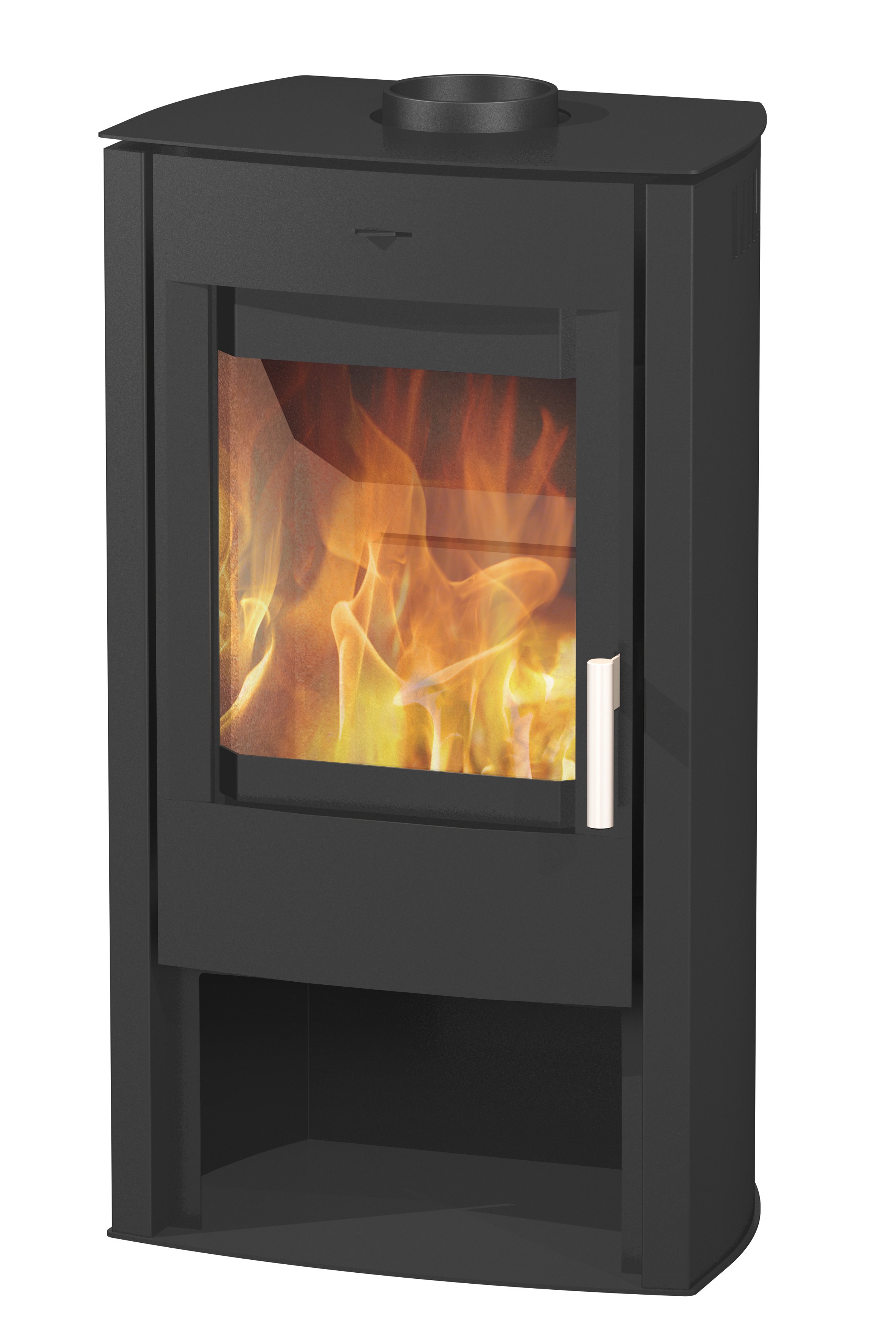 Fireplace Kaminofen Tuvalu Stahl schwarz 6kW