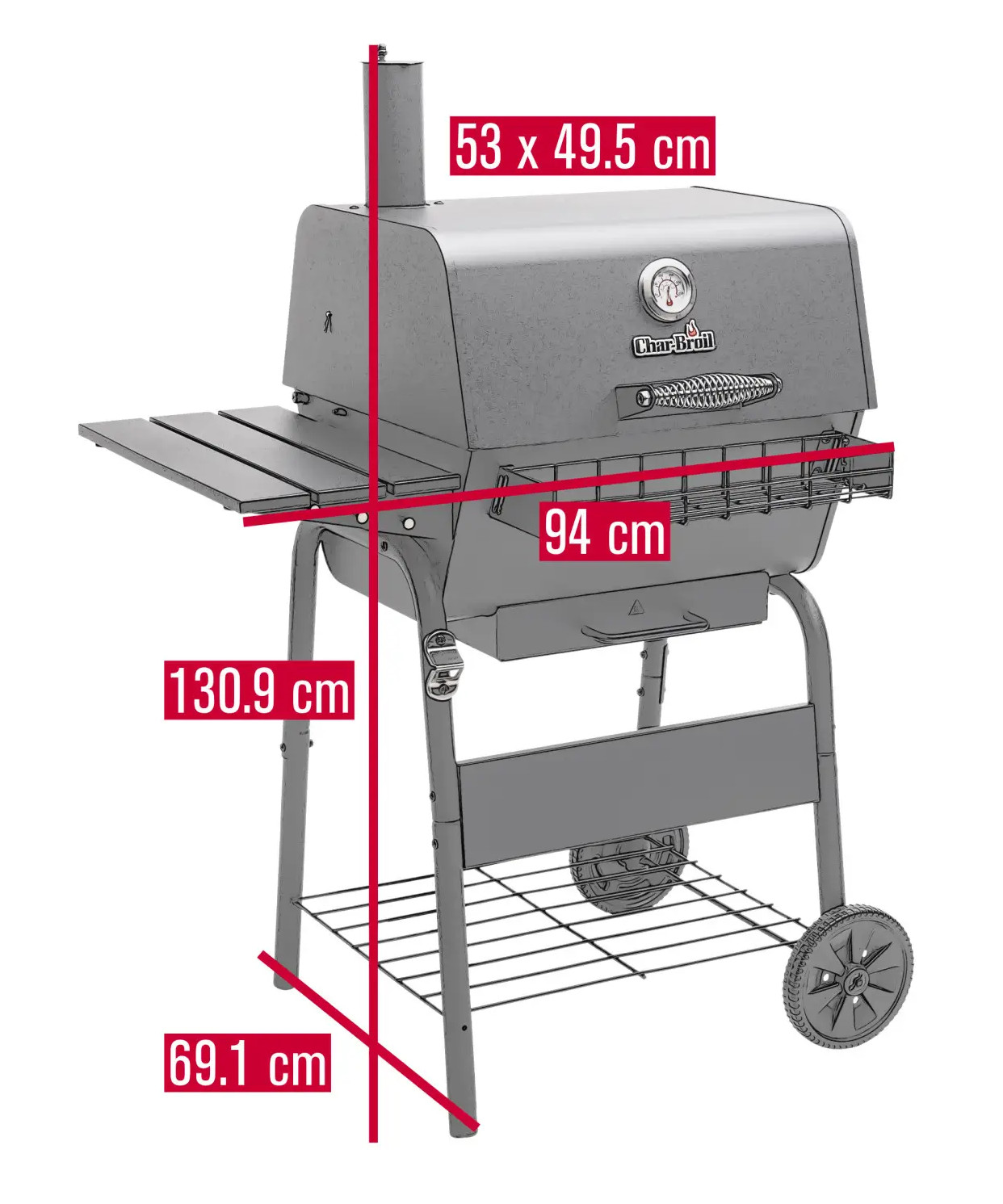 Charbroil Holzkohlegrill Charcoal M