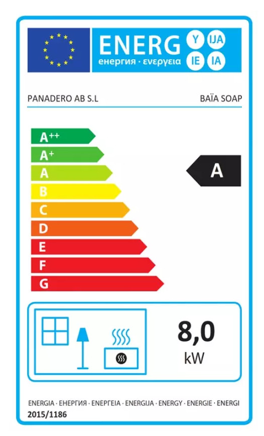 Panadero Kaminofen BAIA SOAP EcoDesign 8 kW