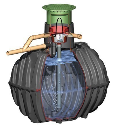 Carat Ausbaupaket 2 DN100 für Erdtank Carat GRAF 342002