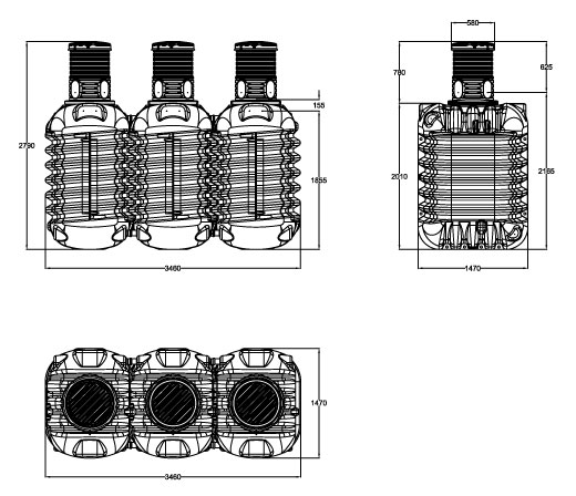 Erdtank Modularis 7.500 Liter 4Rain 295024