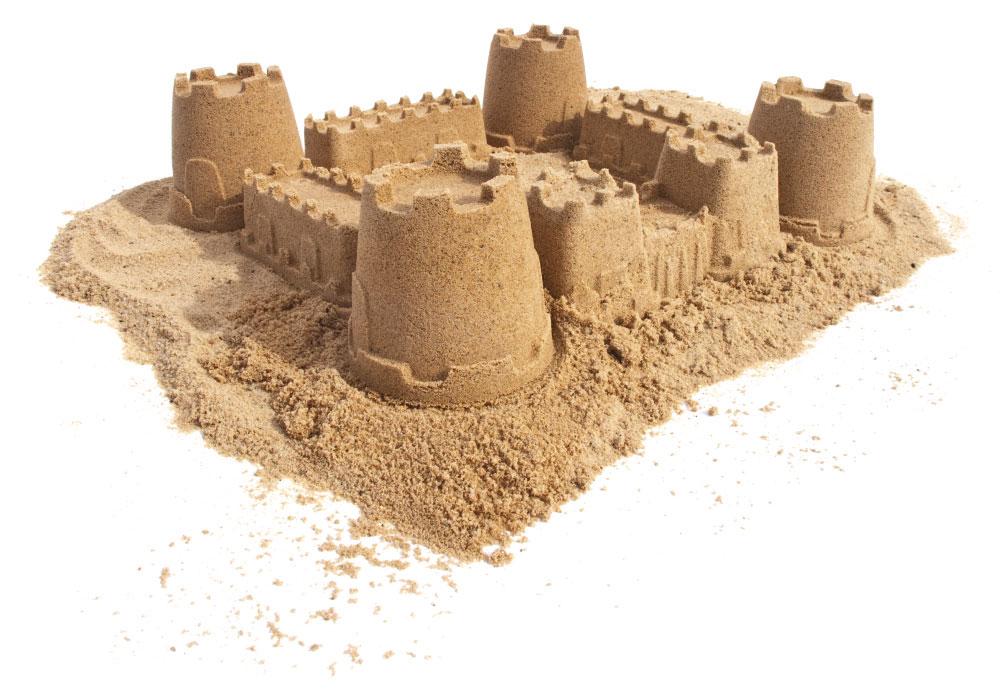 Sandform Burgturm spielstabil