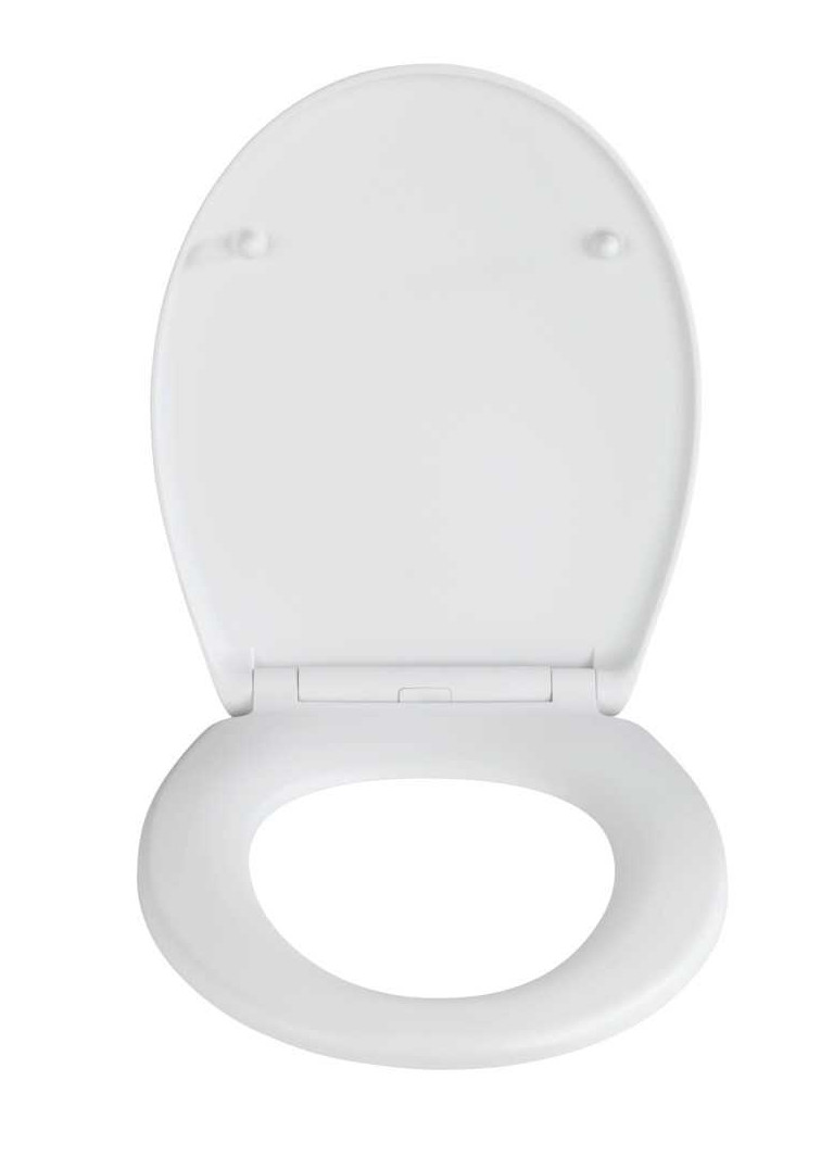 Wenko Premium WC-Sitz Ikaria Weiß matt Duroplast, Absenkautomatik