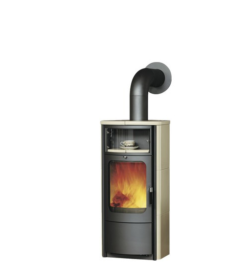 Kaminofen / Dauerbrandofen Hark Opera-B Keramik creme 7 kW