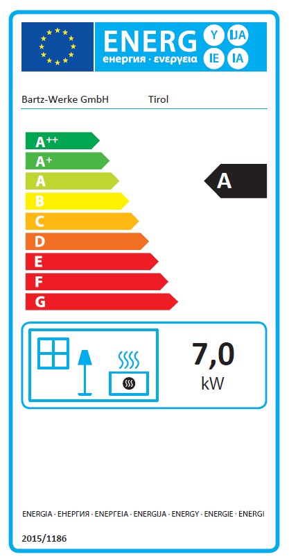 Kaminofen Bartz Tirol raumluftunabhängig Naturstein 8kW