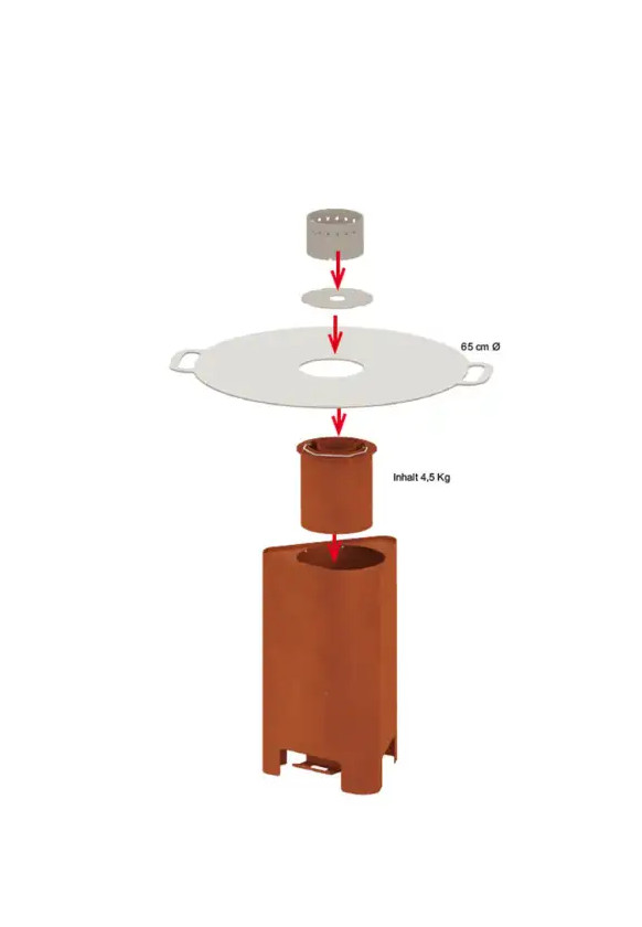 Globe-fire Pellet-Terrassenofen Osorno