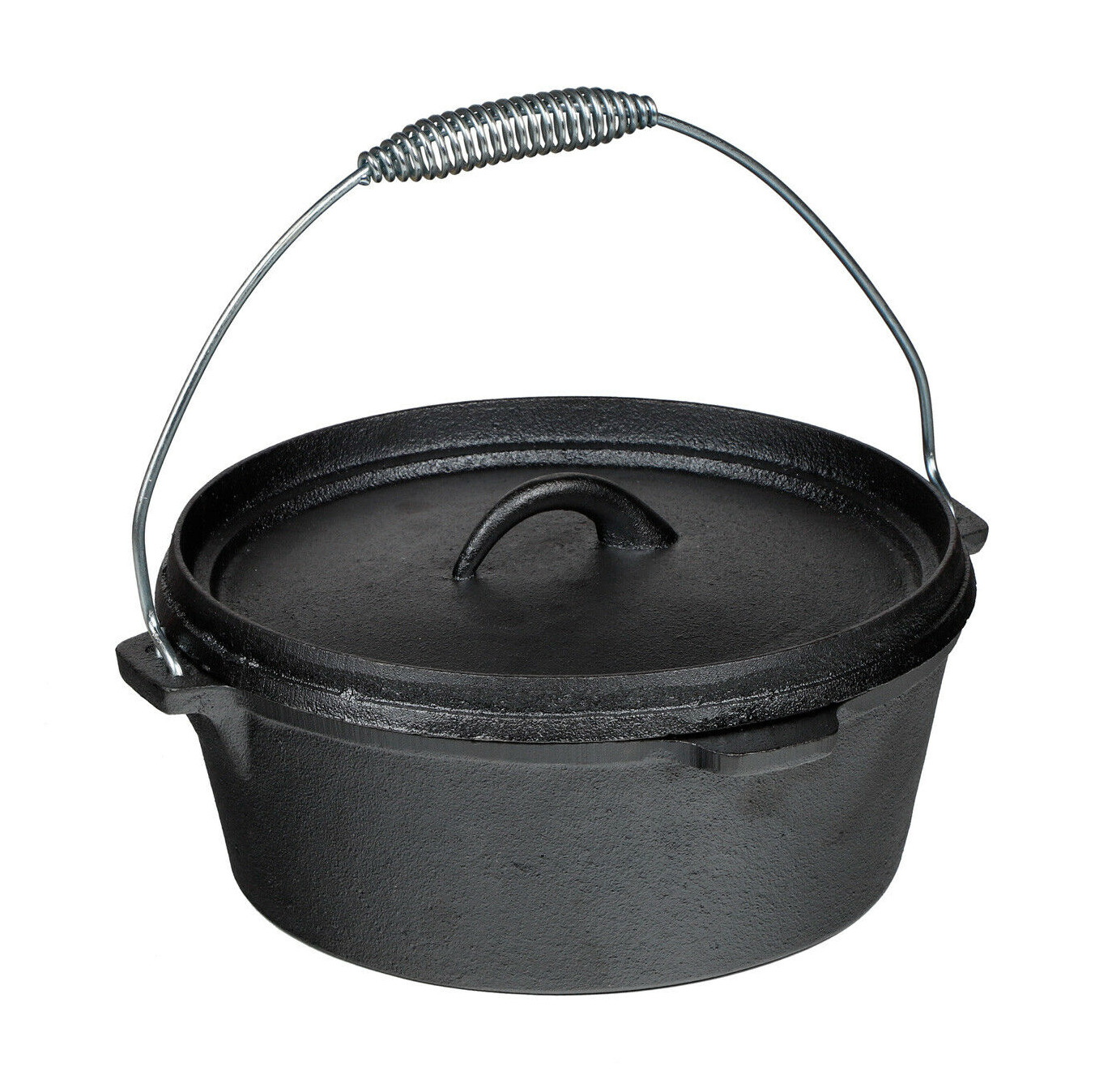 Hi Dutch Oven Kochtopfset 9-tlg. aus Gusseisen