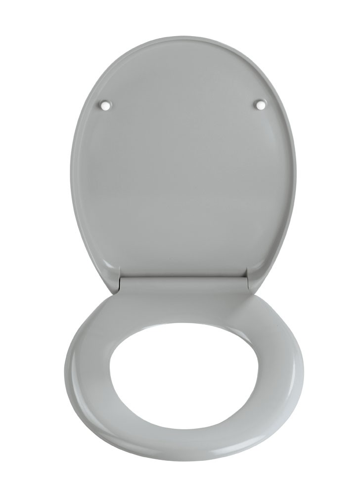 WC-Sitz Wenko Premium Ottana hellgrau Duroplast mit Absenkautomatik