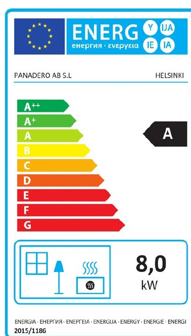 Panadero Dreischeiben Kaminofen HELSINKI EcoDesign 8kW