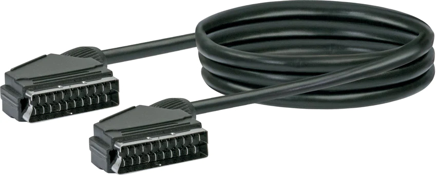 SCHWAIGER® Scart Anschlusskabel Ø10mm