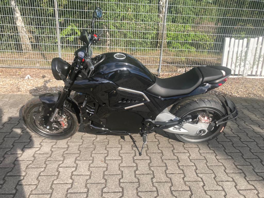 E Motorrad Max 125 10KW 72V schwarz