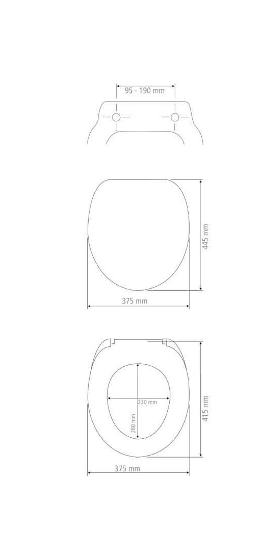 Wenko Premium WC-Sitz Ikaria Weiß matt Duroplast, Absenkautomatik