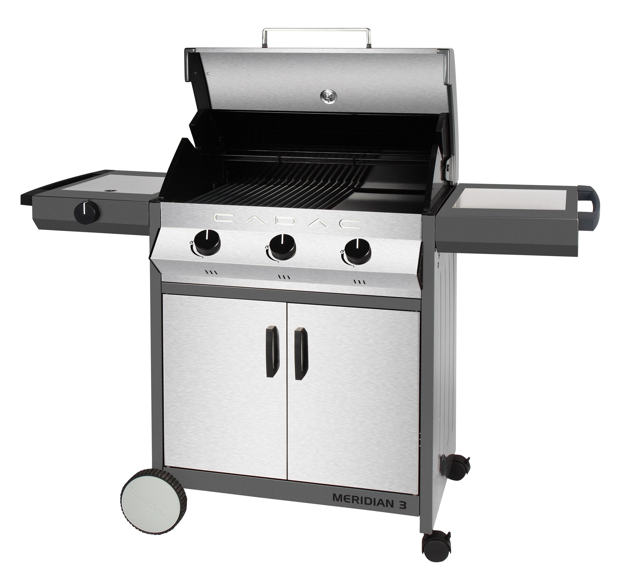 CADAC Gasgrill / Grillwagen Meridian 3SB Edelstahl Grillf. 63,5cmx48cm