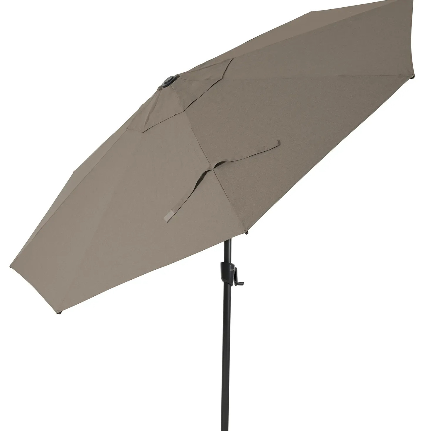 Siena Garden Sonnenschirm Bosco Mittelstockschirm 3 m rund taupe